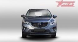15 254 р. Одинарная защита переднего бампера (d42) Premium Souz-96 Mazda CX-5 KE рестайлинг (2015-2017)  с доставкой в г. Кемерово. Увеличить фотографию 2