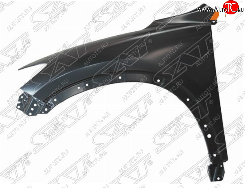 4 649 р. Левое переднее крыло SAT Mazda CX-5 KE дорестайлинг (2011-2014) (Неокрашенное)  с доставкой в г. Кемерово