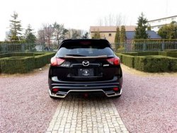 23 749 р. Накладка на задний бампер ROWEN Mazda CX-5 KE дорестайлинг (2011-2014) (Неокрашенная)  с доставкой в г. Кемерово. Увеличить фотографию 2