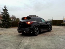 23 749 р. Накладка на задний бампер ROWEN Mazda CX-5 KE дорестайлинг (2011-2014) (Неокрашенная)  с доставкой в г. Кемерово. Увеличить фотографию 3