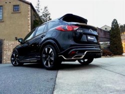 23 749 р. Накладка на задний бампер ROWEN Mazda CX-5 KE дорестайлинг (2011-2014) (Неокрашенная)  с доставкой в г. Кемерово. Увеличить фотографию 4