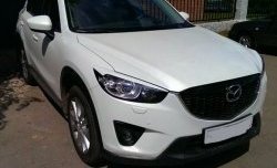 1 399 р. Реснички на фары CT v2  Mazda CX-5  KE (2011-2017) дорестайлинг, рестайлинг (Неокрашенные)  с доставкой в г. Кемерово. Увеличить фотографию 3