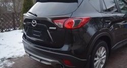 5 699 р. Лип спойлер CT  Mazda CX-5  KE (2011-2017) дорестайлинг, рестайлинг (Неокрашенный)  с доставкой в г. Кемерово. Увеличить фотографию 6