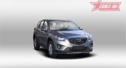 16 019 р. Защита переднего бампера одинарная Souz-96 (d42) Mazda CX-5 KE рестайлинг (2015-2017)  с доставкой в г. Кемерово. Увеличить фотографию 2