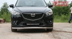 18 044 р. Защита переднего бампера одинарная Souz-96 Premium (d60)  Mazda CX-5  KE (2011-2017) дорестайлинг, рестайлинг  с доставкой в г. Кемерово. Увеличить фотографию 2