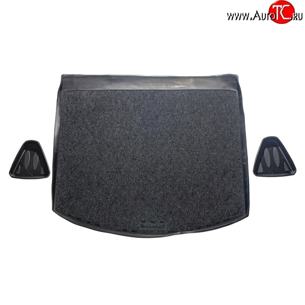 1 699 р. Коврик в багажник (с 2-мя карманами) Aileron (полиуретан, покрытие Soft)  Mazda CX-5  KE (2011-2017) дорестайлинг, рестайлинг  с доставкой в г. Кемерово