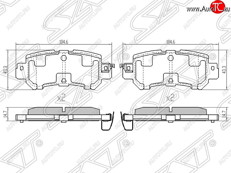 739 р. Колодки тормозные задние SAT Mazda CX-5 KE рестайлинг (2015-2017) с доставкой в г. Кемерово Увеличить фотографию 1 739 р. Колодки тормозные задние SAT Mazda CX-5 KE рестайлинг (2015-2017) с доставкой в г. Кемерово