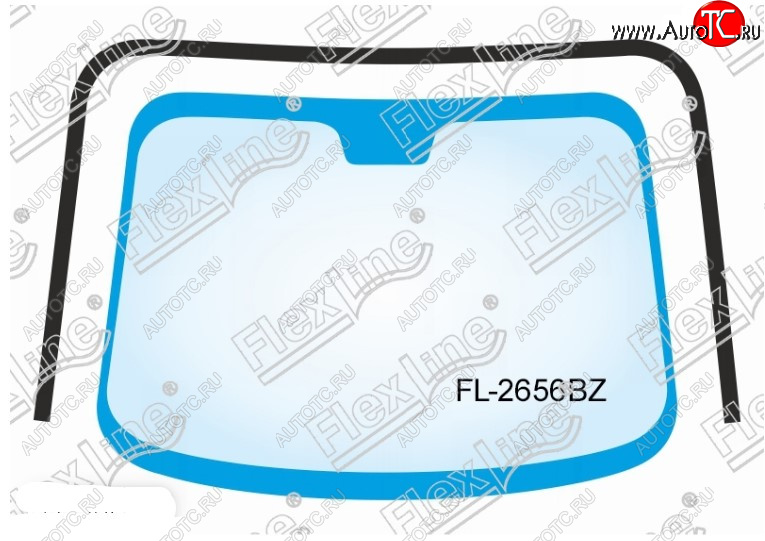 2 059 р. Молдинг лобового стекла FlexLine Mazda CX-7 ER рестайлинг (2010-2012)  с доставкой в г. Кемерово