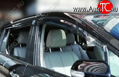 4 299 р. Комплект дефлекторов окон (ветровиков) 4 шт. СТ Mazda CX-7 ER рестайлинг (2010-2012)  с доставкой в г. Кемерово