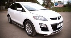 21 599 р. Широкая защита порогов Russtal Mazda CX-7 ER рестайлинг (2010-2012)  с доставкой в г. Кемерово. Увеличить фотографию 4
