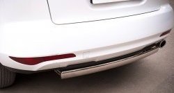 12 999 р. Защита заднего бампера (Ø75x42 мм, нержавейка) Russtal Mazda CX-7 ER рестайлинг (2010-2012)  с доставкой в г. Кемерово. Увеличить фотографию 2