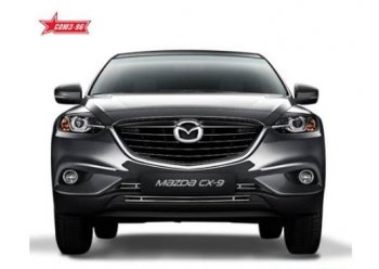 4 649 р. Декоративный элемент воздухозаборника Souz96  Mazda CX-9  TC (2015-2025) дорестайлинг (Черная 10 мм)  с доставкой в г. Кемерово. Увеличить фотографию 1
