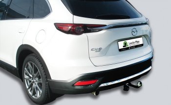 59 999 р. Фаркоп Лидер Плюс Mazda CX-9 TC дорестайлинг (2015-2025) (Без электропакета)  с доставкой в г. Кемерово. Увеличить фотографию 3