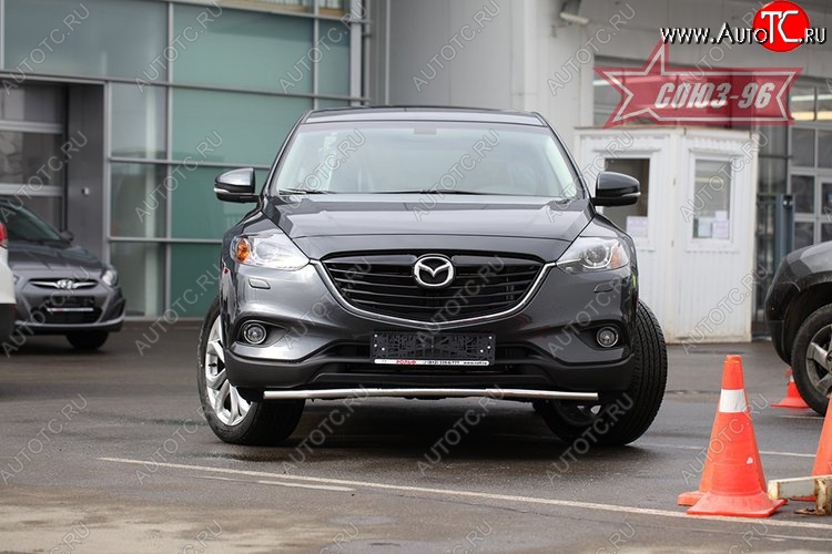 15 344 р. Защита переднего бампера (d42) Premium Souz-96 Mazda CX-9 TB дорестайлинг (2007-2009)  с доставкой в г. Кемерово
