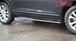 18 449 р. Защита порогов Souz-96 (d42)  Mazda CX-9  TB (2007-2009) дорестайлинг  с доставкой в г. Кемерово. Увеличить фотографию 3