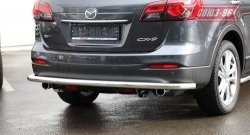 15 029 р. Защита заднего бампера рестайлинг Souz-96 (d60) Mazda CX-9 TB дорестайлинг (2007-2009)  с доставкой в г. Кемерово. Увеличить фотографию 4