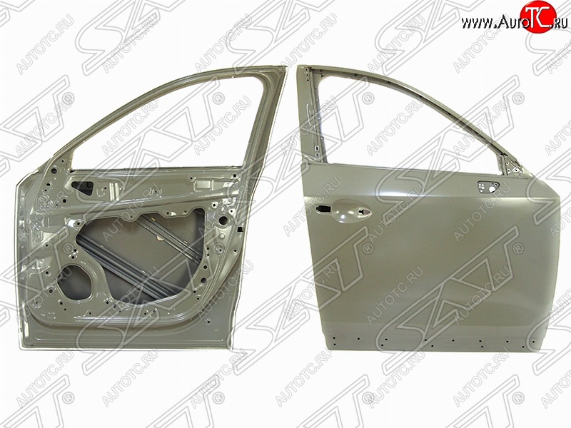 10 249 р. Правая дверь передняя SAT Mazda CX-5 KF (2016-2025) (Неокрашенная)  с доставкой в г. Кемерово