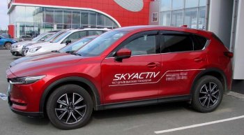 3 399 р. Дефлектора окон SIM  Mazda CX-5  KF (2016-2025)  с доставкой в г. Кемерово. Увеличить фотографию 1
