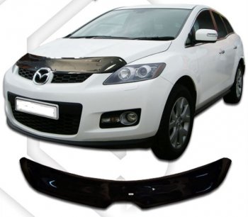 Дефлектор капота CA-Plastic Mazda CX-7 ER дорестайлинг (2006-2010)