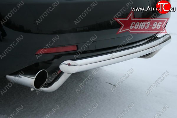 13 409 р. Защита заднего бампера Souz-96 (d60) Mazda CX-7 ER дорестайлинг (2006-2010)  с доставкой в г. Кемерово