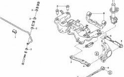 709 р. Полиуретановый сайлентблок нижних поперечных тяг задней подвески Mazda 323/Familia седан BJ дорестайлинг (1998-2000)  с доставкой в г. Кемерово. Увеличить фотографию 2
