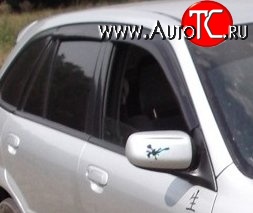999 р. Комплект дефлекторов окон (ветровиков) 4 шт. (хетчбек) Russtal Mazda 323/Familia седан BJ дорестайлинг (1998-2000)  с доставкой в г. Кемерово