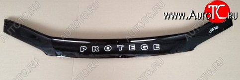 999 р. Дефлектор капота (дорестайлинг) Russtal Mazda Protege (1998-2003)  с доставкой в г. Кемерово