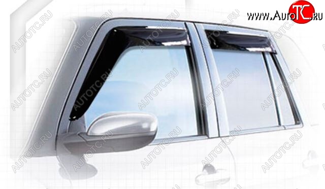 1 999 р. Дефлектора окон CA-Plastiс Mazda Verisa DC (2004-2015) (Classic полупрозрачный, Без хром.молдинга)  с доставкой в г. Кемерово
