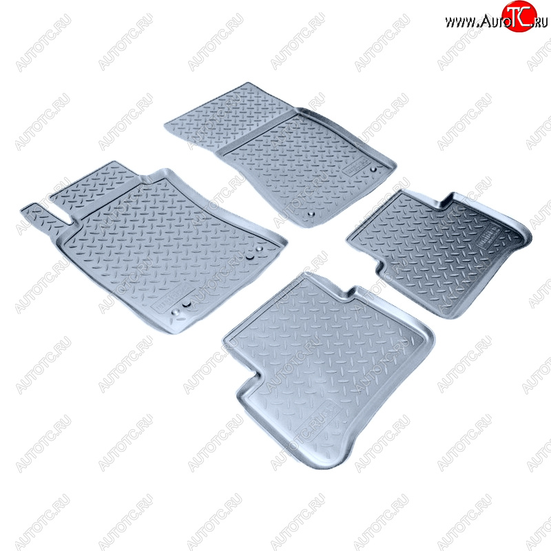 3 789 р. Коврики салона Norplast Unidec  Mercedes-Benz E-Class  W211 (2002-2009) дорестайлинг седан, рестайлинг седан (Цвет: серый)  с доставкой в г. Кемерово
