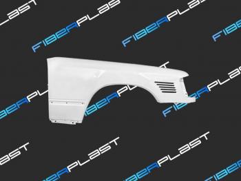 Переднее правое крыло (стеклопластик) Fiberplast Mercedes-Benz E-Class ( W124,  S124) (1984-1996) седан дорестайлинг, универсал рестайлинг (с жабрами)