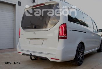 22 699 р. Фаркоп Aragon.(шар V) Mercedes-Benz Vito W447 дорестайлинг (2015-2020)  с доставкой в г. Кемерово. Увеличить фотографию 2