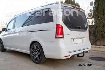 22 699 р. Фаркоп Aragon.(шар V) Mercedes-Benz Vito W447 дорестайлинг (2015-2020)  с доставкой в г. Кемерово. Увеличить фотографию 7