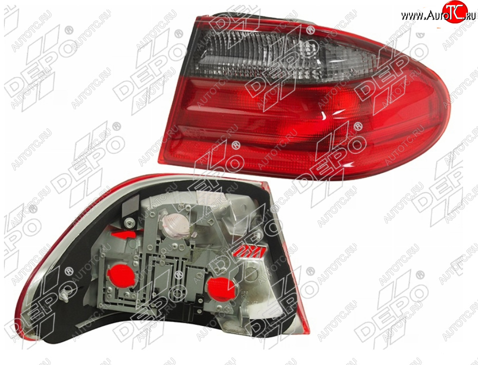 5 449 р. Правый фонарь задний DEPO Mercedes-Benz E-Class W210 седан рестайлинг (1999-2002)  с доставкой в г. Кемерово