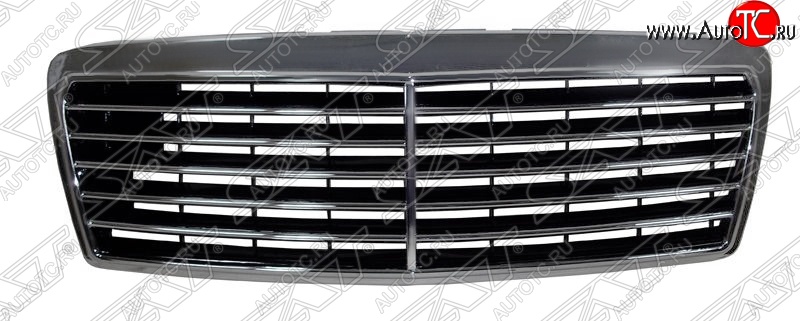 11 599 р. Решётка радиатора SAT (AVANTGARD, 5 полос) Mercedes-Benz E-Class W210 дорестайлинг универсал (1996-1999) (Неокрашенная)  с доставкой в г. Кемерово