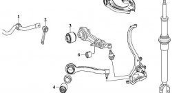 2 159 р. Полиуретановый сайлентблок верхнего поперечного рычага передней подвески Точка Опоры  Mercedes-Benz C-Class ( W203,  CL203,  W204) - E-Class  W211  с доставкой в г. Кемерово. Увеличить фотографию 2