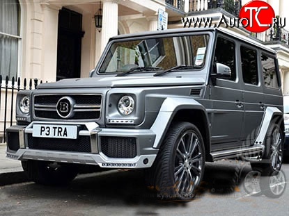 12 599 р. Накладка на передний бампер G63 BRABUS Mercedes-Benz G class W463 5 дв. дорестайлинг (1989-1994) (Неокрашенная)  с доставкой в г. Кемерово