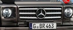 19 199 р. Решётка радиатора AMG Mercedes-Benz G class W463 5 дв. дорестайлинг (1989-1994) (Неокрашенная)  с доставкой в г. Кемерово. Увеличить фотографию 2