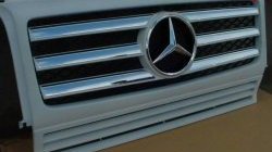 19 199 р. Решётка радиатора AMG Mercedes-Benz G class W463 5 дв. дорестайлинг (1989-1994) (Неокрашенная)  с доставкой в г. Кемерово. Увеличить фотографию 3