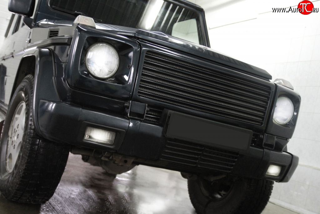 2 299 р. Правая накладка для головной оптики RA  Mercedes-Benz G class  W463 (1989-1994) 5 дв. дорестайлинг (Неокрашенные)  с доставкой в г. Кемерово