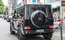 16 649 р. Задний бампер BRABUS WIDESTAR G800 Mercedes-Benz G class W463 5 дв. дорестайлинг (1989-1994) (Неокрашенный)  с доставкой в г. Кемерово. Увеличить фотографию 2