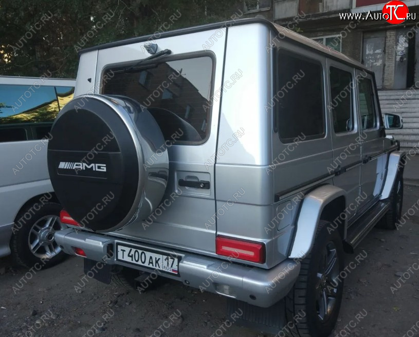 9 999 р. Колпак (крышка) запаски (R16-20) AMG KOLPAKA.NET Mercedes-Benz G class W463 5 дв. дорестайлинг (1989-1994) (наклейка AMG черная)  с доставкой в г. Кемерово