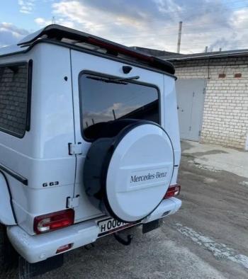 9 999 р. Колпак (крышка) запаски (R16-20) AMG KOLPAKA.NET Mercedes-Benz G class W463 5 дв. дорестайлинг (1989-1994) (наклейка AMG черная)  с доставкой в г. Кемерово. Увеличить фотографию 4