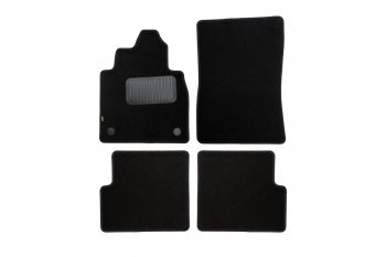 Коврики в салон Klever Standard (текстиль, 4 шт, подпятник, оверлок, с подстаканниками, АКПП) Mercedes-Benz G class W463 5 дв. дорестайлинг (1989-1994) (Черный)