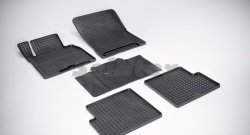 Износостойкие коврики в салон с рисунком Сетка (рестайлинг) SeiNtex Premium 4 шт. (резина) Mercedes-Benz G class  W463 (1989-1994) 5 дв. дорестайлинг