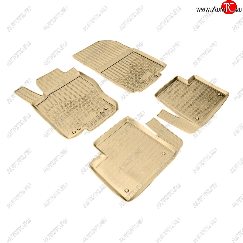 3 799 р. Коврики салона Norplast Unidec  Mercedes-Benz GL class  X166 - ML class  W166 (Цвет: бежевый)  с доставкой в г. Кемерово