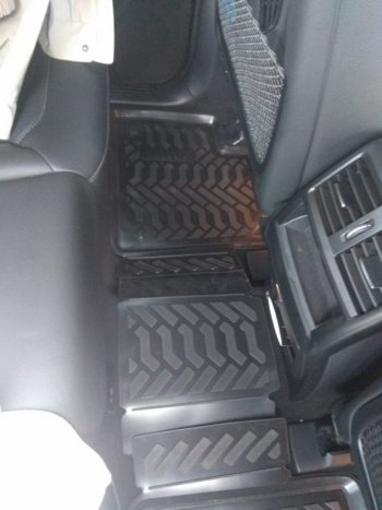 1 999 р. Комплект ковриков в салон Aileron 3D (с подпятником)  Mercedes-Benz GLE class  C292 (2015-2025)  с доставкой в г. Кемерово. Увеличить фотографию 2
