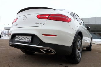 7 249 р. Спойлер багажника Autostl Mercedes-Benz GLC class C253 (2016-2025) (Неокрашенный)  с доставкой в г. Кемерово. Увеличить фотографию 2