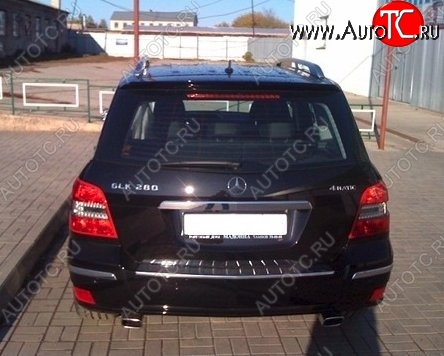 4 299 р. Накладка на крышку багажника СТ  Mercedes-Benz GLK class  X204 (2012-2015) рестайлинг  с доставкой в г. Кемерово