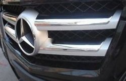 8 599 р. Хромированые накладки решетки радиатора СТ Mercedes-Benz GLK class X204 рестайлинг (2012-2015)  с доставкой в г. Кемерово. Увеличить фотографию 2
