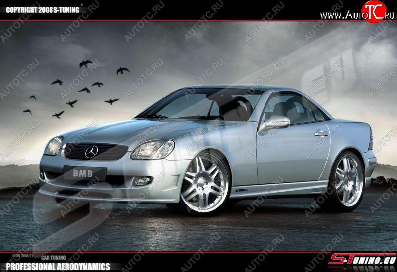 14 199 р. Пороги накладки ВМВ Mercedes-Benz SLK class R170 (1996-2003)  с доставкой в г. Кемерово